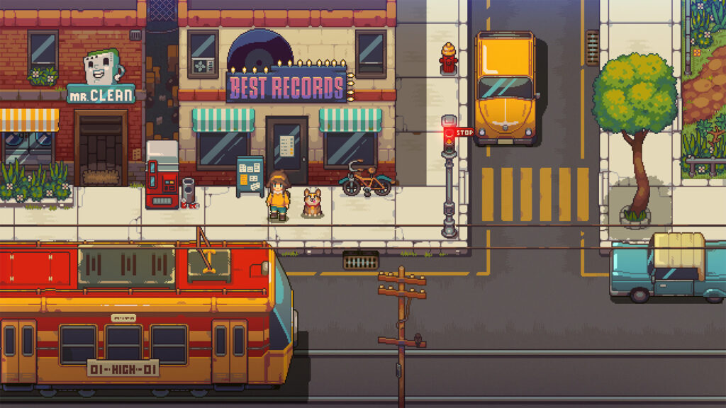 Bloomtown gameplay screenshot 1