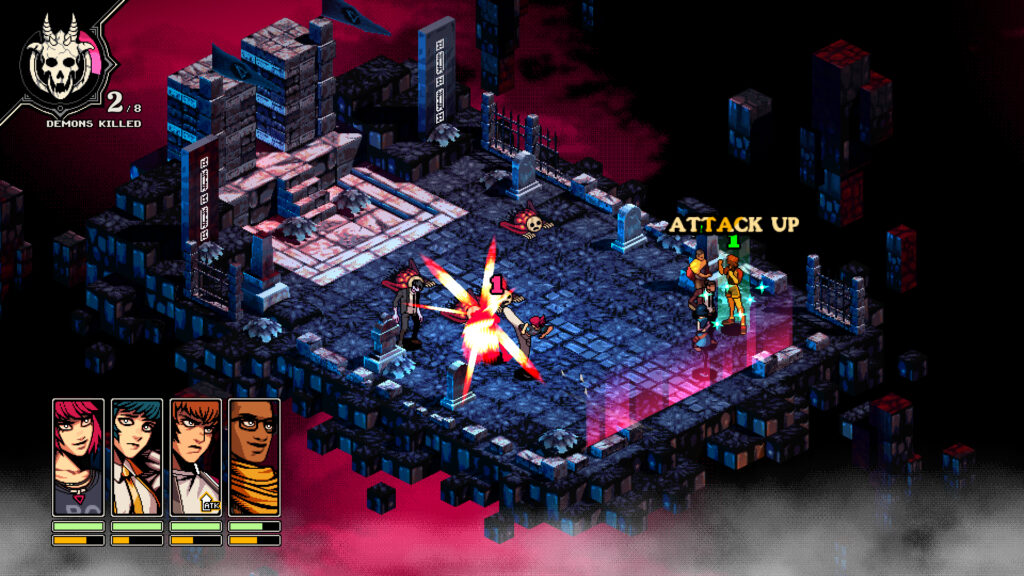 Screenshot of Demonschool gameplay 2