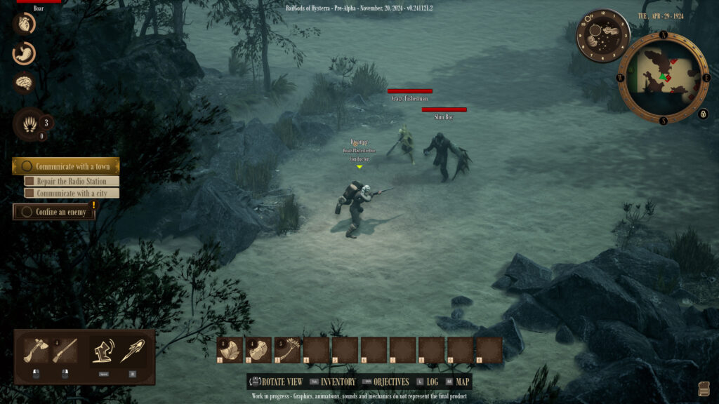 RailGods of Hysterra gameplay screenshot 3