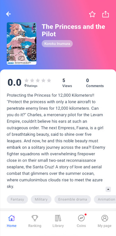 Novelous App mobile screenshot 4