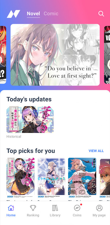 Novelous App mobile screenshot 5