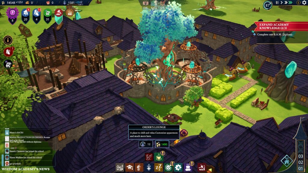 Wizdom Academy gameplay screenshot 1