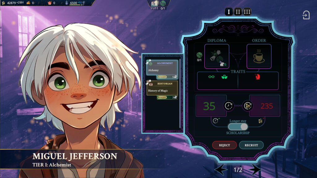 Wizdom Academy gameplay screenshot 2