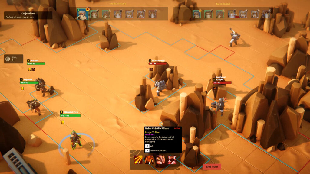 Dunebound Tactics gameplay screenshot 1