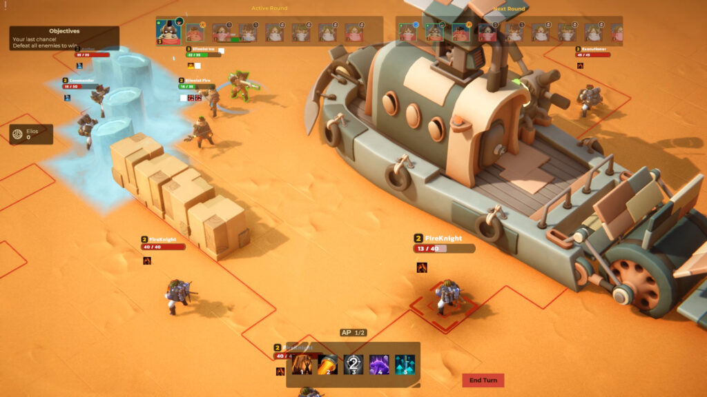 Dunebound Tactics gameplay screenshot 2