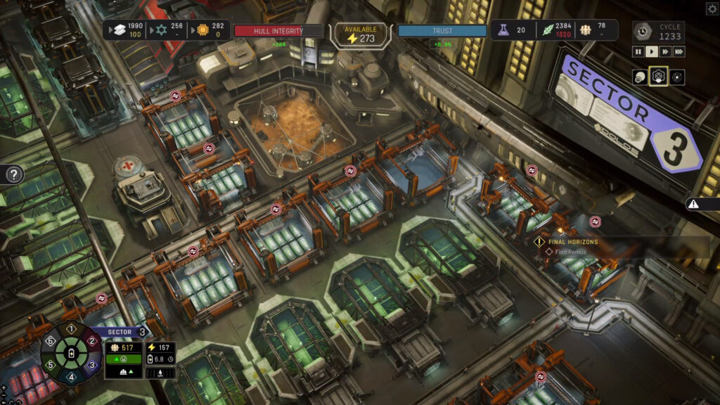 IXION gameplay screenshot