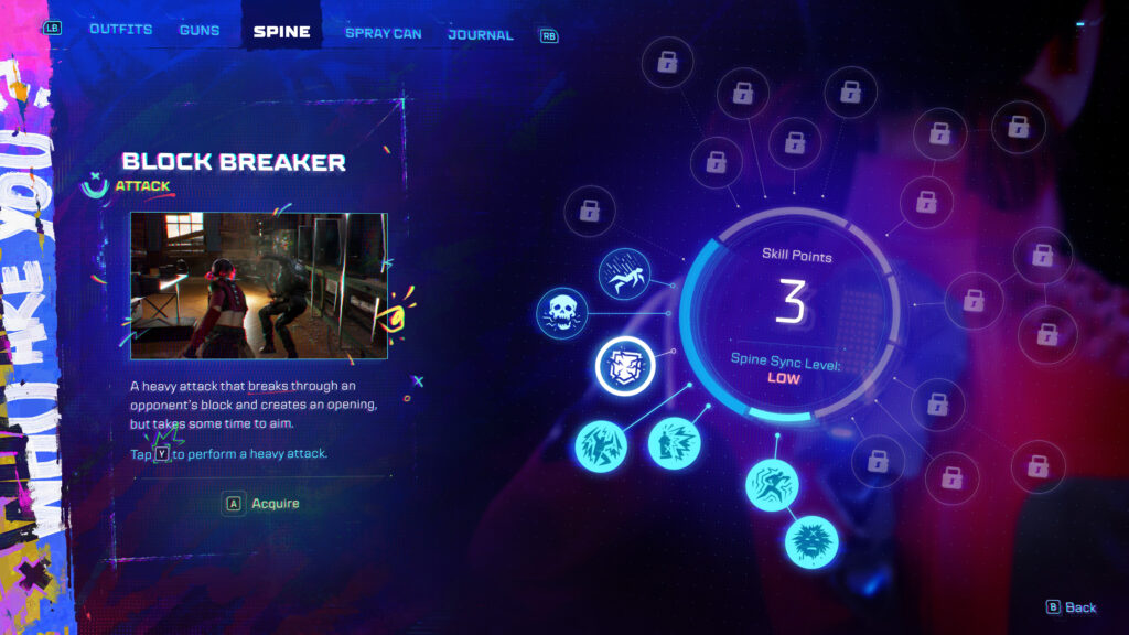 Spine gameplay screenshot