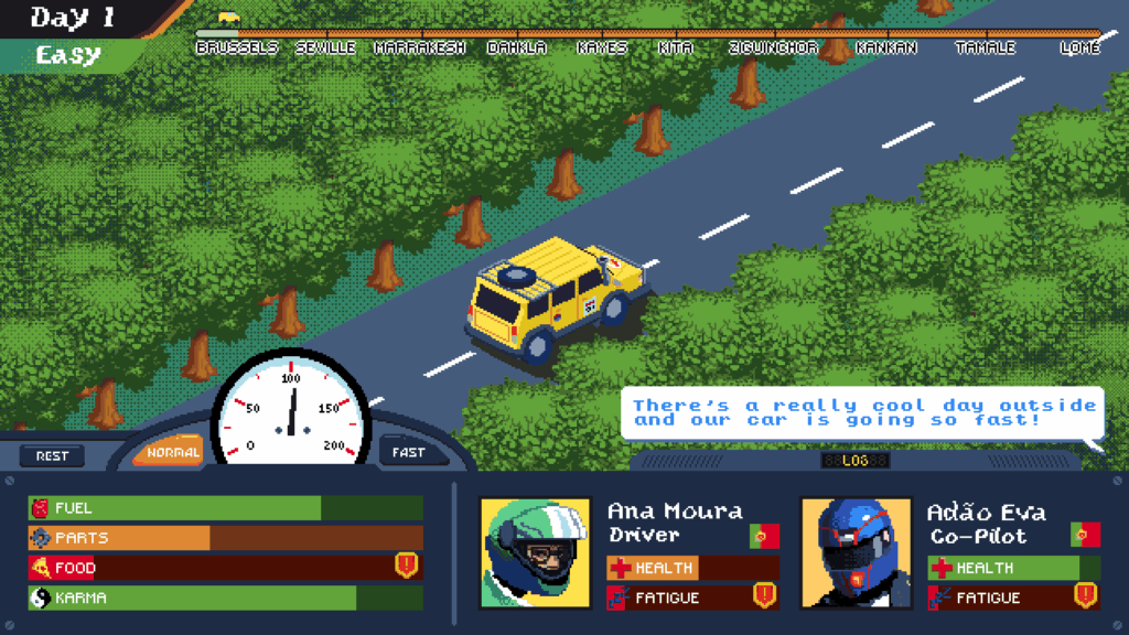 Desert Race Adventures gameplay screenshot
