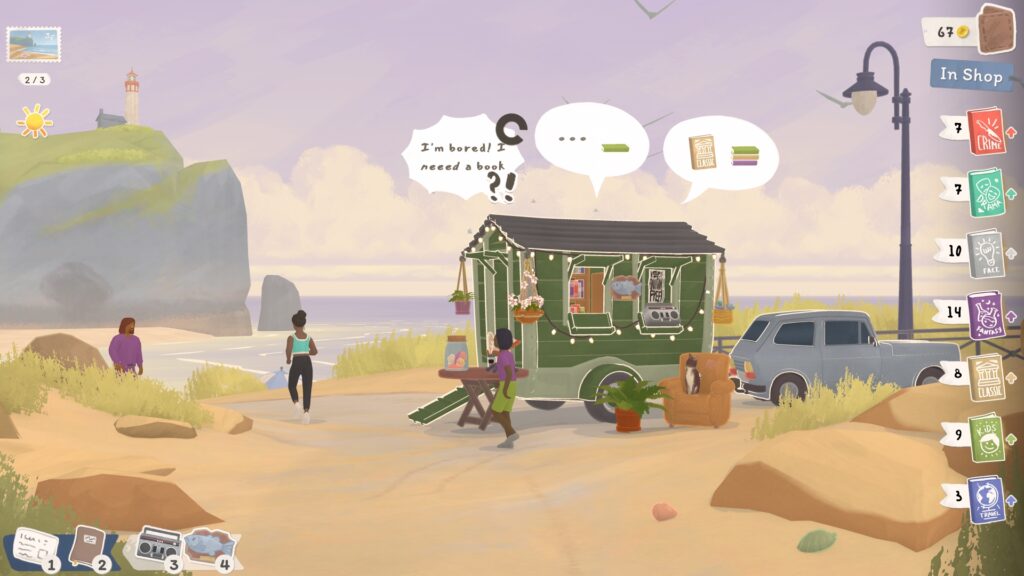 Tiny Bookshop gameplay screenshot 1