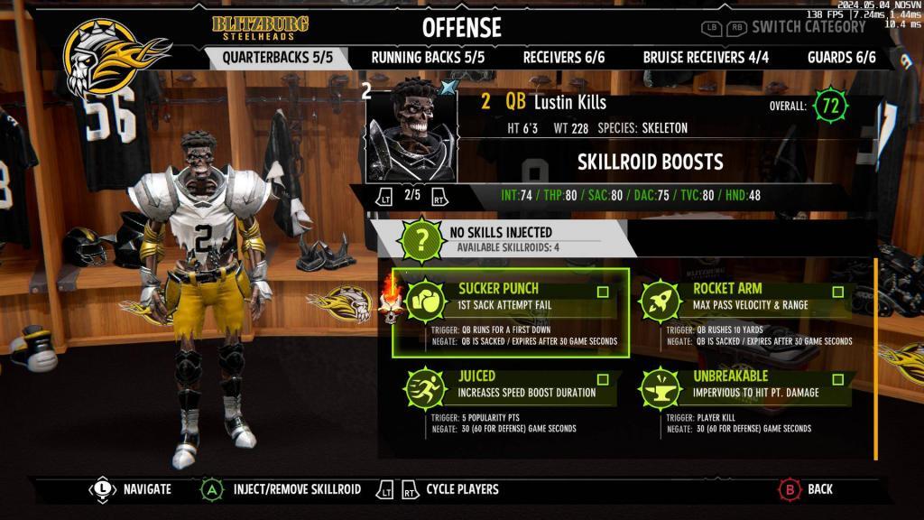 Mutant Football League 2 screenshot 1