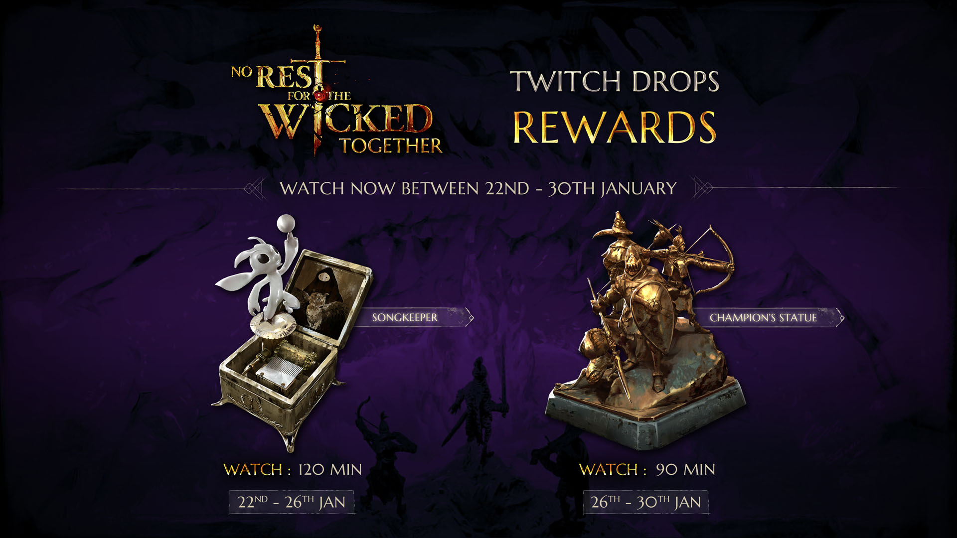 No Rest for the Wicked Together Twitch drops