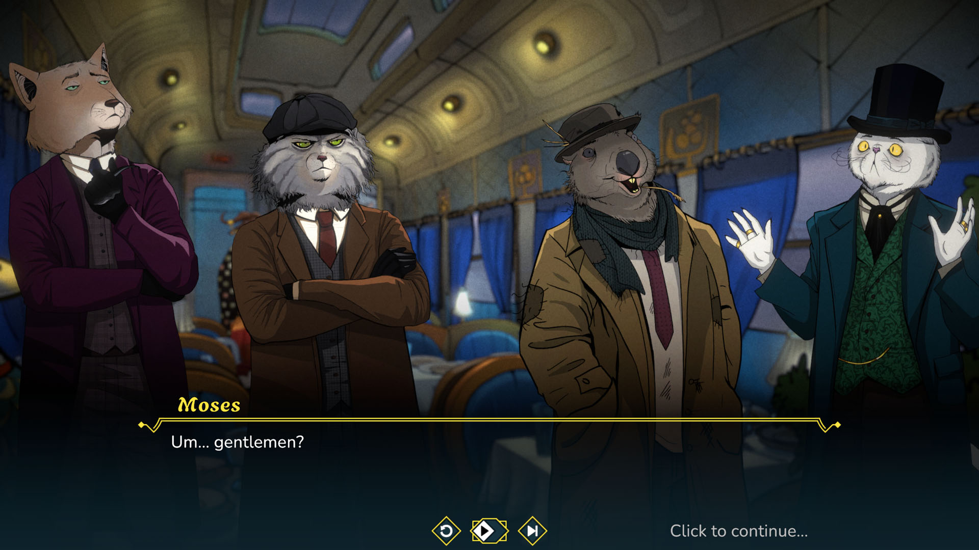 Moses & Plato - Last Train to Clawville gameplay screenshot 2