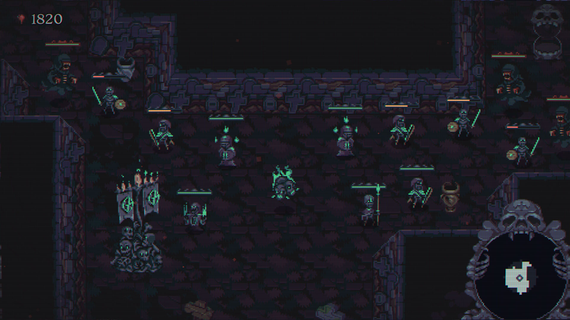 Skull Horde gameplay screenshot 1