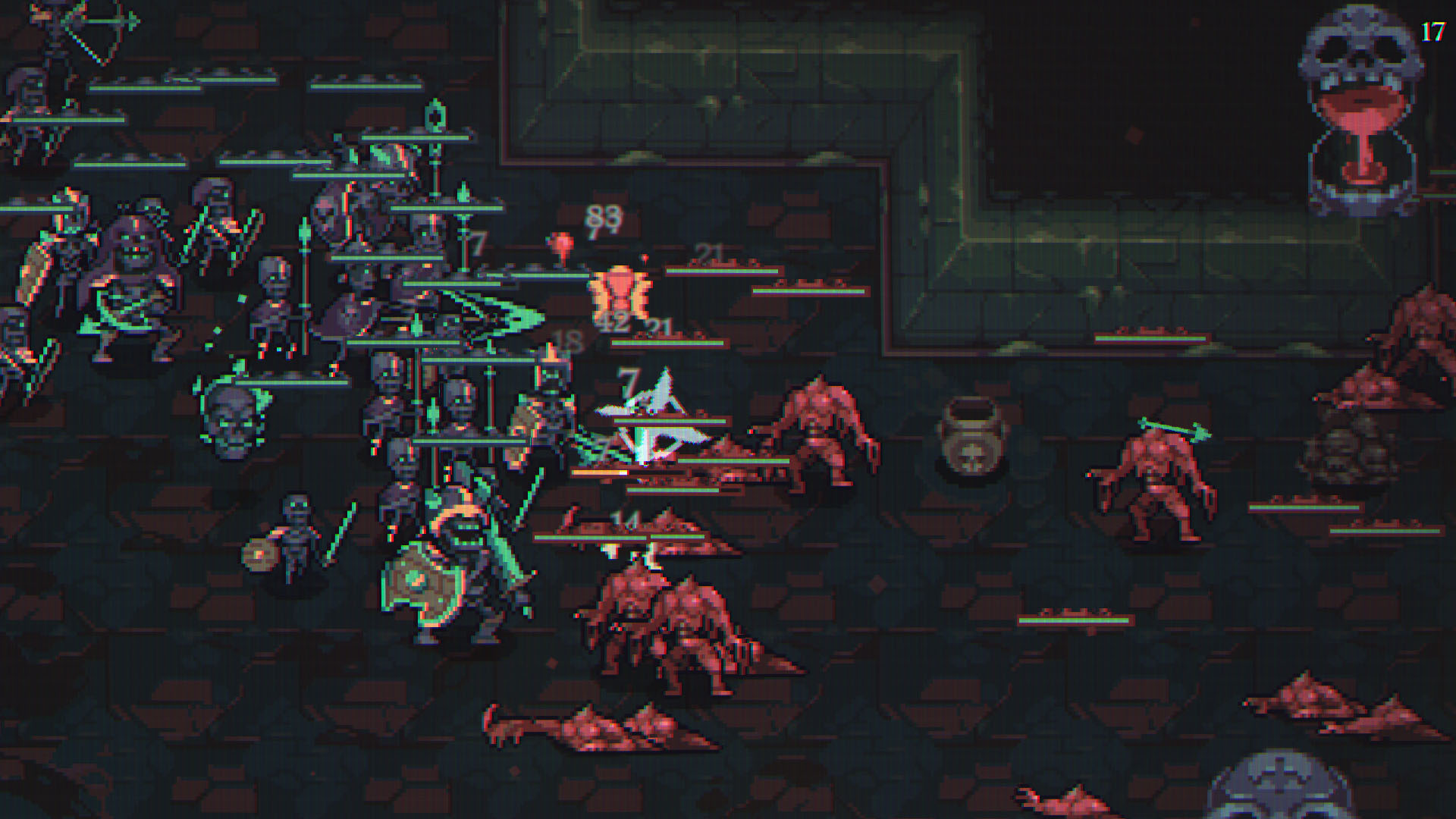 Skull Horde gameplay screenshot 2