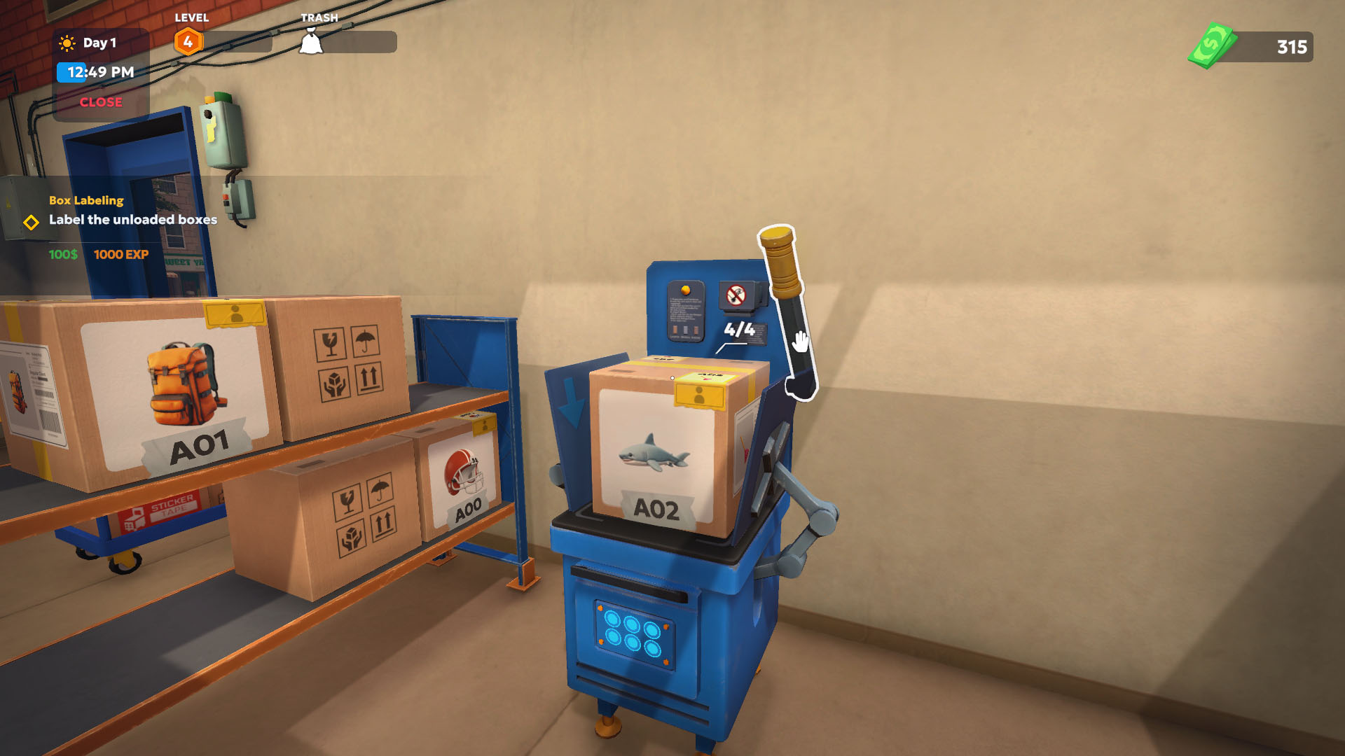 Shipping Store Simulator 2037 screenshot 1