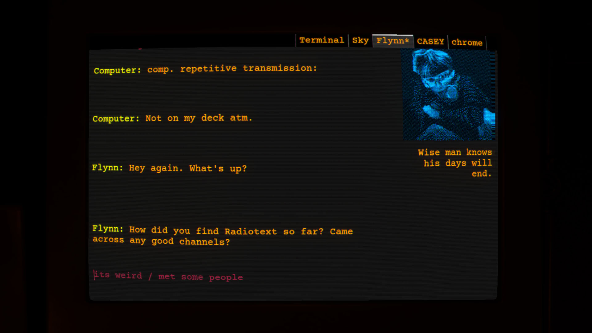 Radiotext screenshot