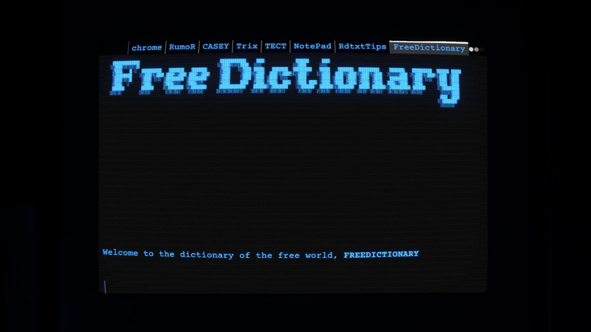 Radiotext screenshot