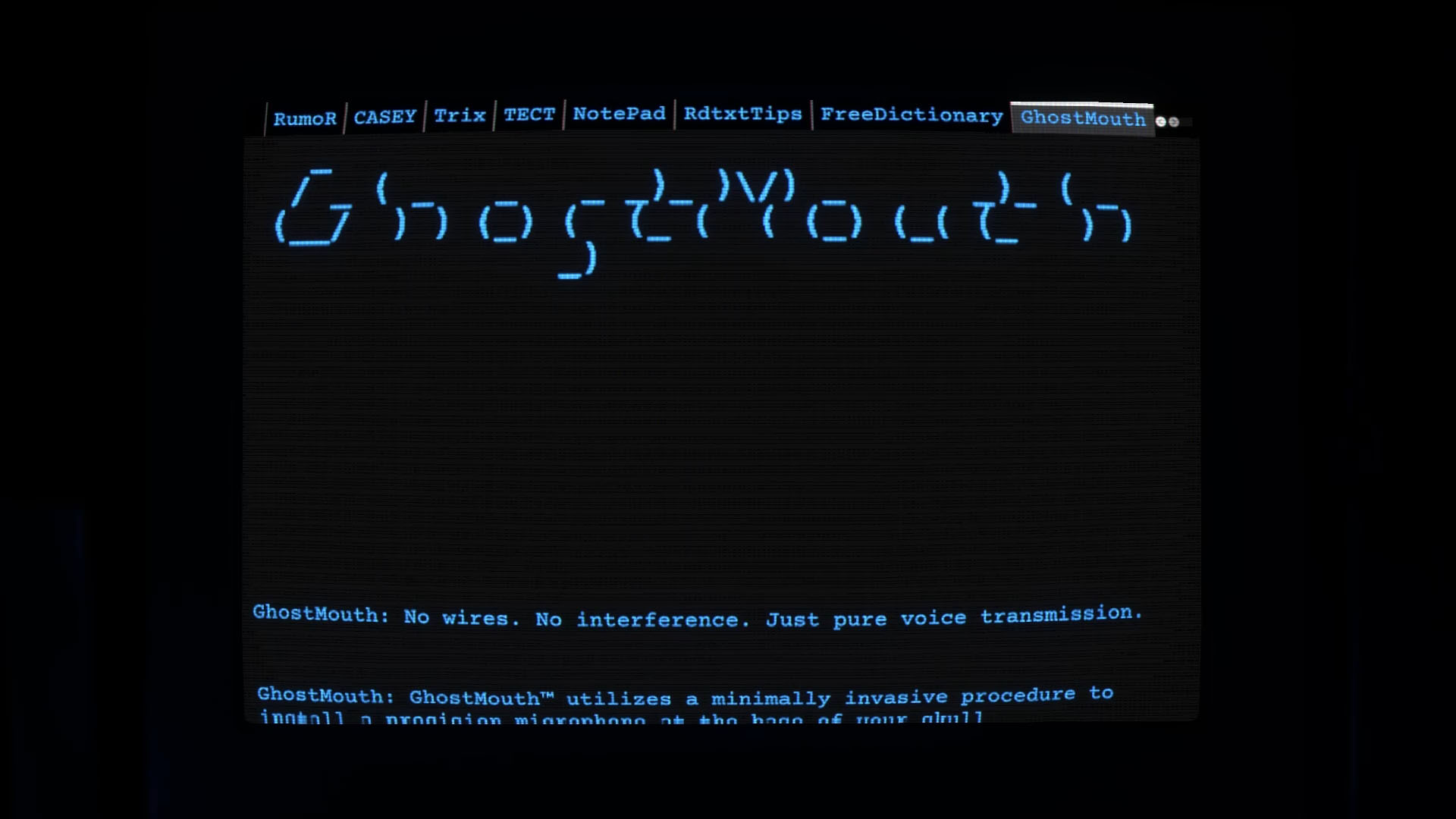 Radiotext screenshot